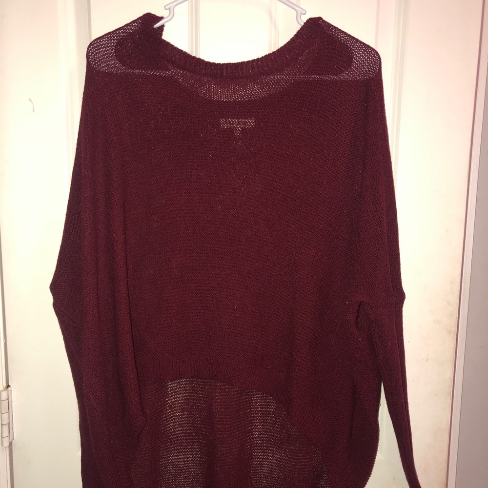 Miracle burgundy knitted sweater